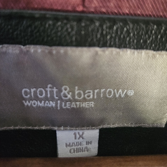 1X Leather Jacket Croft and Barrow - Picture 2 of 8